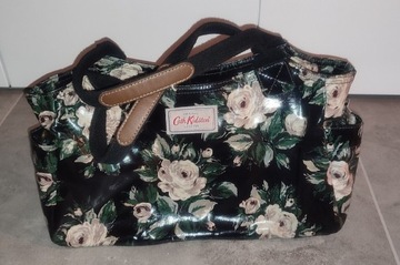 Torebka Cath Kidston NOWA czarna kwiaty