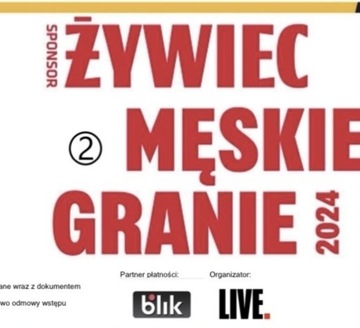 Karnet Męskie Granie - Żywiec - po cenie zakupu