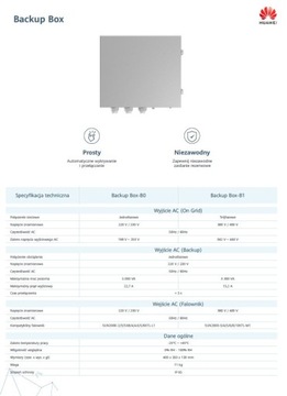 Backup Box B0 Huawei Falowniki jednofazowe seriiL1