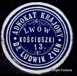 Zalepki - Lwów - Adwokat  - Nr 297