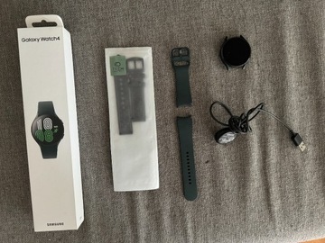 Samsunga Galaxy Watch4 (F43R) SM-R870 44mm zielony + nowy pasek skórzany