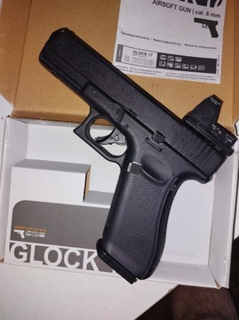 Replika Glock 17 generacja 5, CO2 KOLIMATOR RedDot