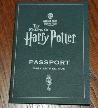 Paszport Harry Potter Warner Bros Studio Dark Arts