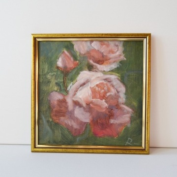 Oryginalny obraz olejny pt.:"Róża"