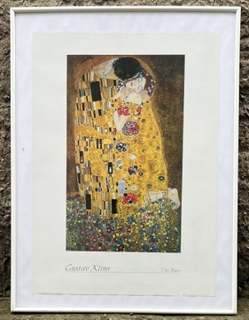 Duży obraz The Kiss Gustav Klimt Pocałunek 80x60