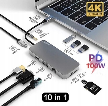 Hub USB-C 10 w 1