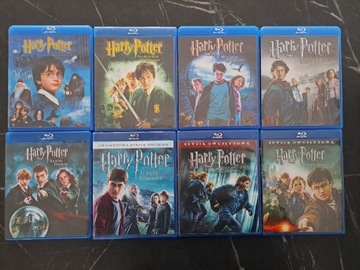 HARRY POTTER 1-8 KOMPLETNA KOLEKCJA [11BLU-RAY] PL