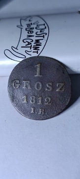 1 grosz 1812 IB, Księstwo Warszawskie