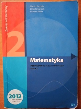 Podręcznik do matematyki dla liceów. Klasa II roz