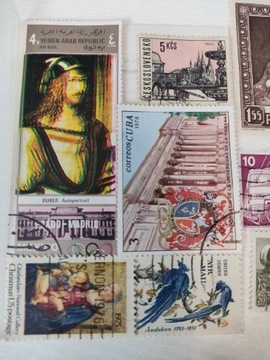 Znaczki pocztowe kolekcjonerskie.