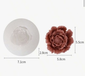 Forma silikonowa kwiat