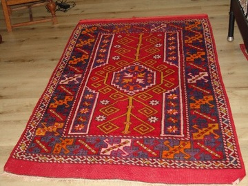 WEŁNIANY KILIM  - Ręcznie wykonany