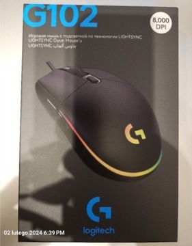 Myszka gamingowa Logitech G102 LIGHTSYNC