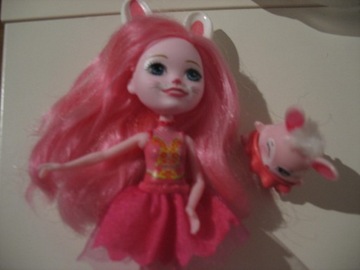 Mattel Enchantimals lalka Bree Bunny i króliczek 