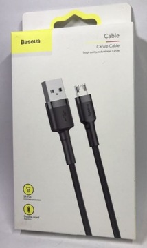 Kabel BASEUS USB MicroUSB 480Mbps 50cm 2.4A 