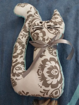 Kot dwustronny plusz rękodzieło dekoracja poduszka