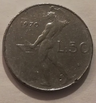 50 lirów 1970 Włochy