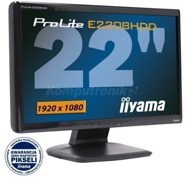 Monitor 22" iiyama ProLite E2208HDD czarny
