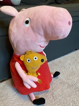TY świnka PEPPA  wielka maskotka 60 cm miś Teddy