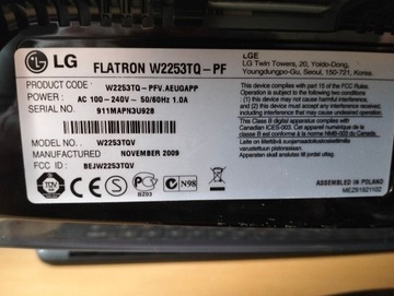 LG Flatron W2253TQ-PF