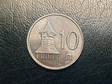 Słowacja - Moneta 10 h 1999