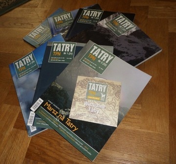 TATRY czasopismo TPN 7 numerów 2005-2010 + CD