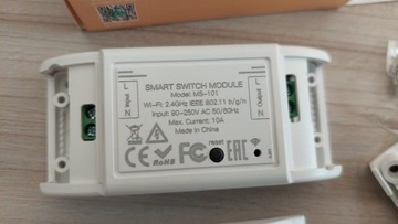 przełącznik, Wi-Fi  smart swich Module, Tuya, 10A