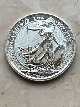 Moneta srebrna BRITANNIA 2019