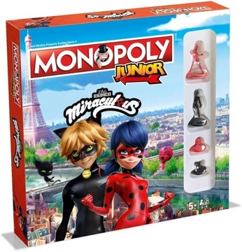 Monopoly Junior gra planszowa Miraculous Edition