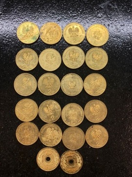2 Zł zestaw 22 pamiątkowych monet