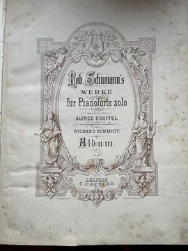 Robert Schumann Utwory na fortepian ok. 1887
