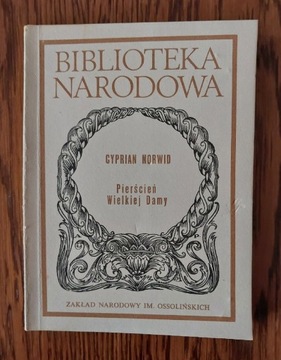 Norwid Pierścień Wielkiej Damy Biblioteka Narodowa