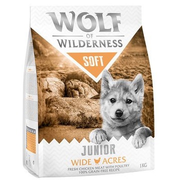 Wolf of wilderness JUNIOR soft 1kg KURCZAK