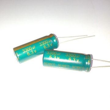 Kondensator elektrolityczny 3300 uF 6.3 V Low ESR