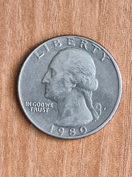 United States Liberty 1980 Quarter Dollar