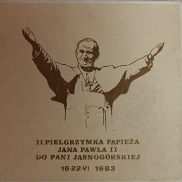 Medale pamiątkowe Jan Paweł II 1983