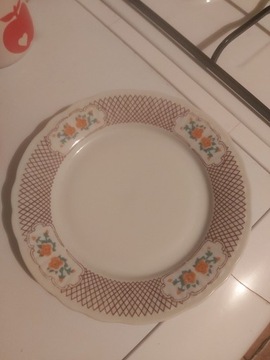 Porcelana Włocławek talerz śniadaniowy