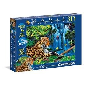Puzzle jaguar w dżungli 