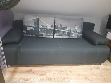 Sofa BlackRedWhite 150x190
