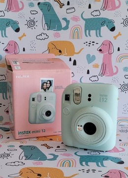 Aparat fujifilm instax mini 12 miętowy 