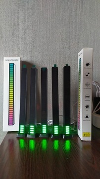 Listwa świetlna 32LED RGB ster.dźwiękiem,bluetooth