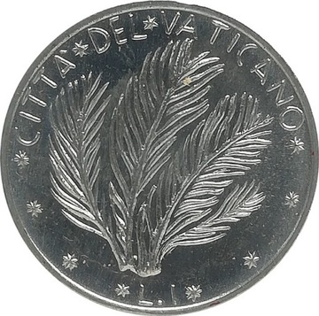 Watykan 1 lira 1970, KM#116