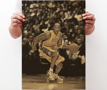 Wyprzedaż! Kobe Bryant Lakers NBA 50,5x35,5cm