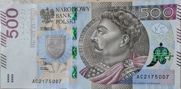 Banknot 500zł