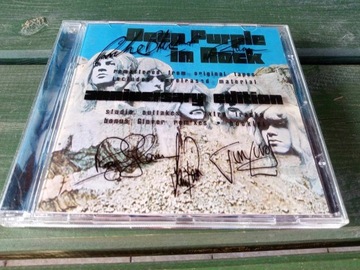 Deep Purple -  In Rock. Autografy  .Unikat 