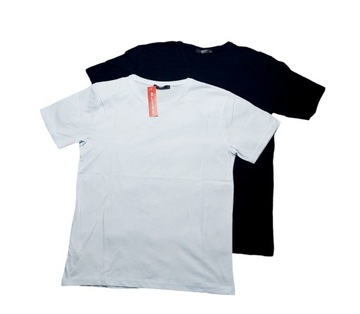 T-shirt bawełniany męski M, L,XL,XXL biały czarny
