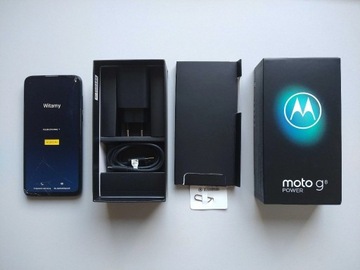 Motorola G8 Power - komplet, uszkodzony ekran