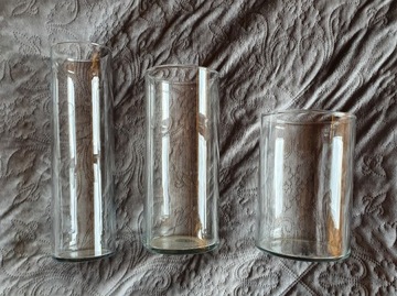  3 Wazony IKEA Cylinder 3komplety jak NOWE 