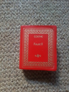 Mini książka Faust Goethe 