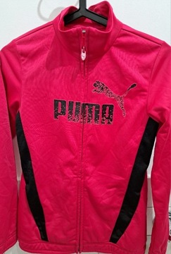 bluza dziewczęca PUMA, różowa na 152 cm,st idealny